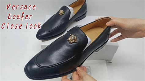 versace loafers fake|medusa apron toe loafer men.